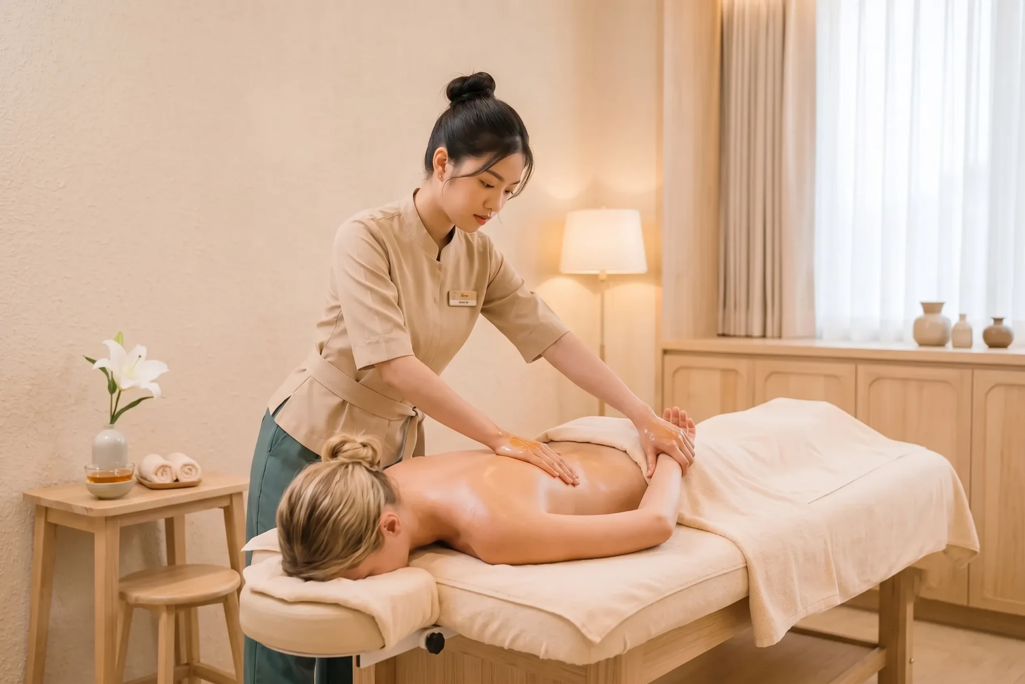 Thai massage at Happy Hotel